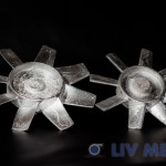 Aluminum fins for ventilation - Ø 300 - 1000